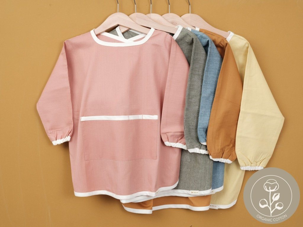 Babete com mangas old rose Babete Fabelab