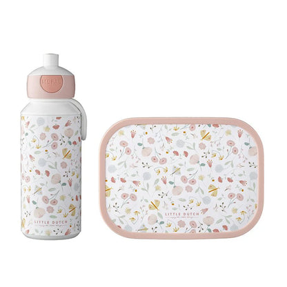 Garrafa pop up 400 ml flowers &amp; butterflies