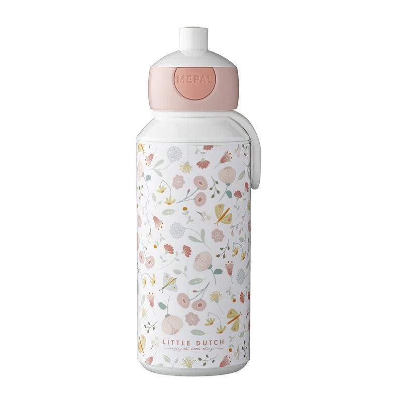 Garrafa pop up 400 ml flowers &amp; butterflies