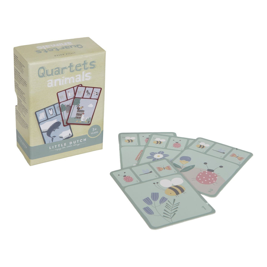 Jogo de cartas quartetos animais