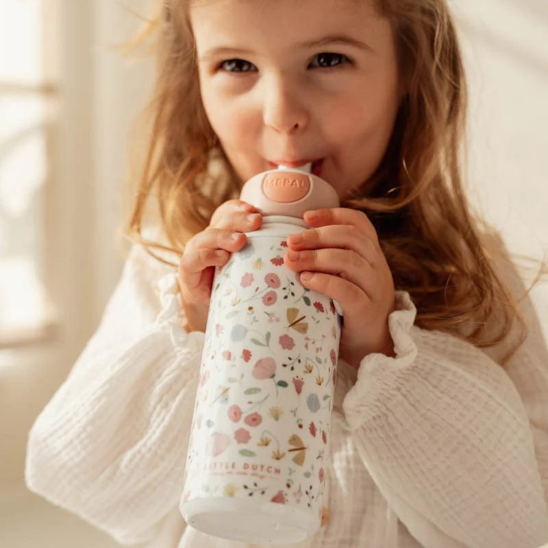 Garrafa pop up 400 ml flowers &amp; butterflies