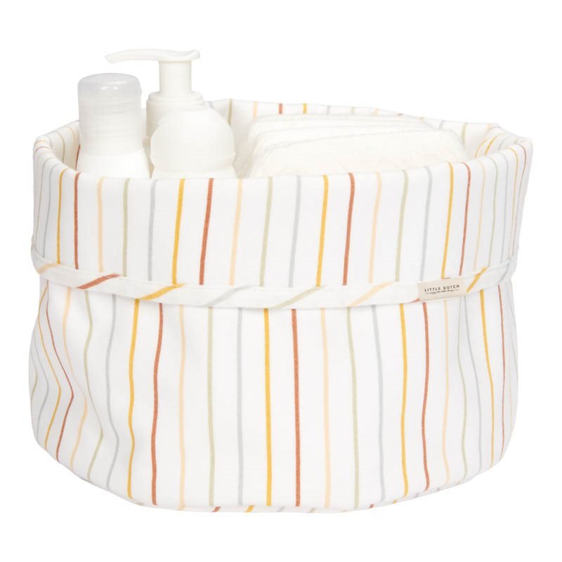 Cesto Redondo Vintage Sunny Stripes