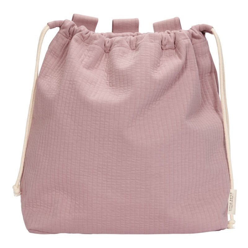 Saco de arrumação de brinquedos pure mauve accessories Little Dutch 