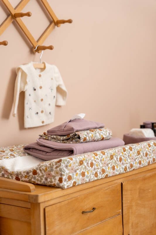 Capa para troca fraldas vintage little flowers accessories Little Dutch