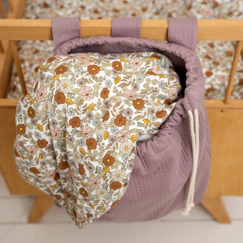 Saco de arrumação de brinquedos pure mauve accessories Little Dutch 
