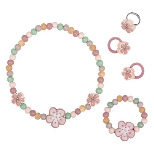 Conjunto de jóias flowers
