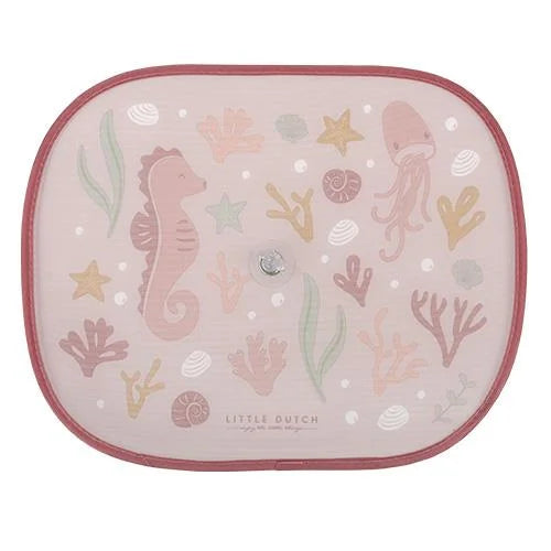 2 protetores solares carro ocean dreams pink