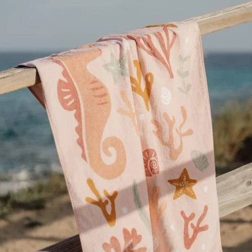 Toalha de praia ocean dreams pink