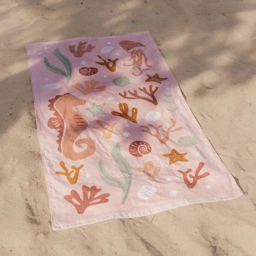 Toalha de praia ocean dreams pink