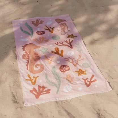 Toalha de praia ocean dreams pink