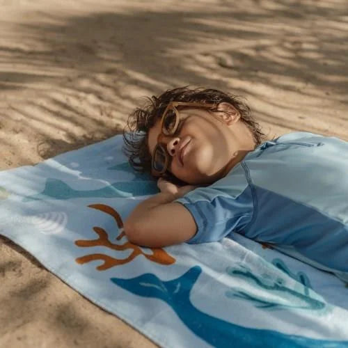 Toalha de praia ocean dreams blue