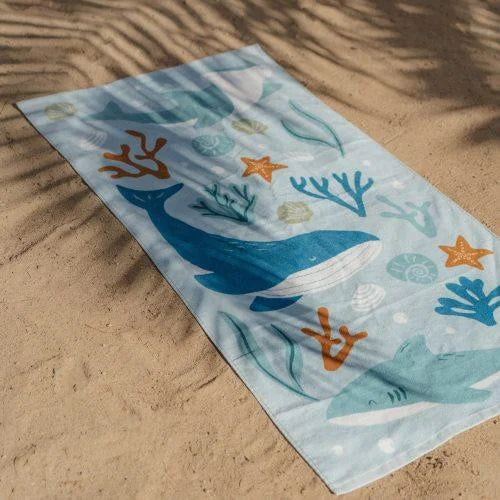 Toalha de praia ocean dreams blue