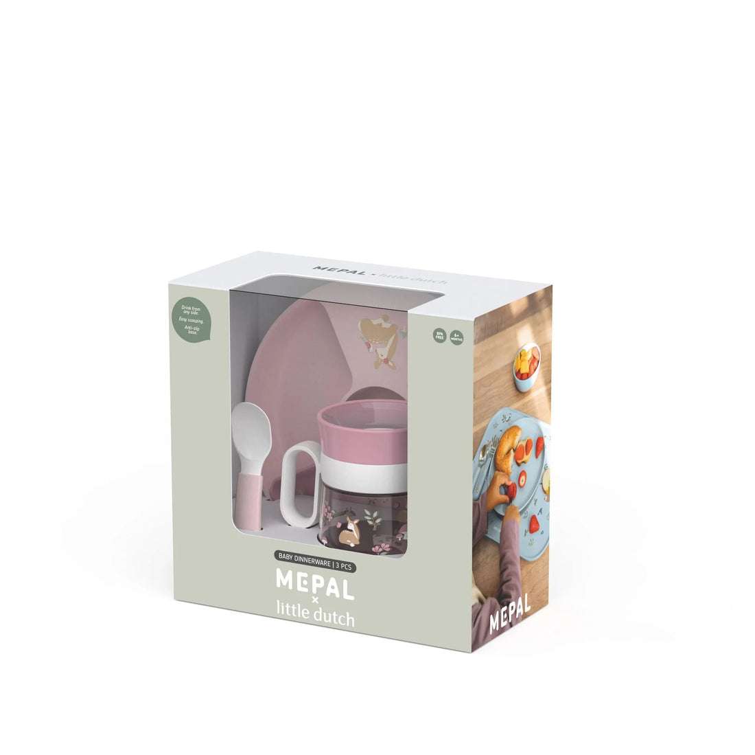 Conjunto de refeição bebé 3 peças Fairy Garden