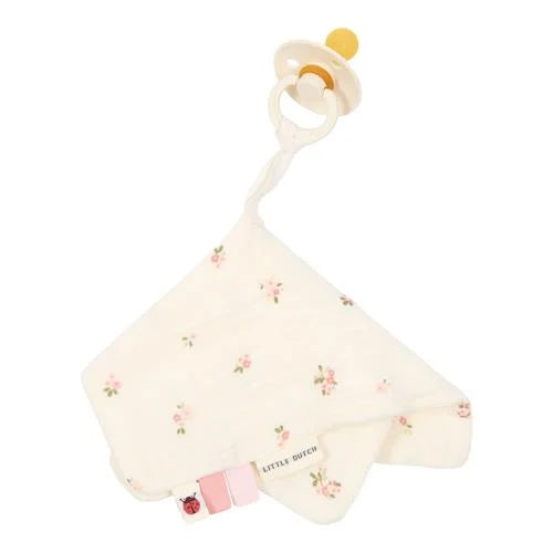 Paninho doudou prende-chupeta fairy blossom