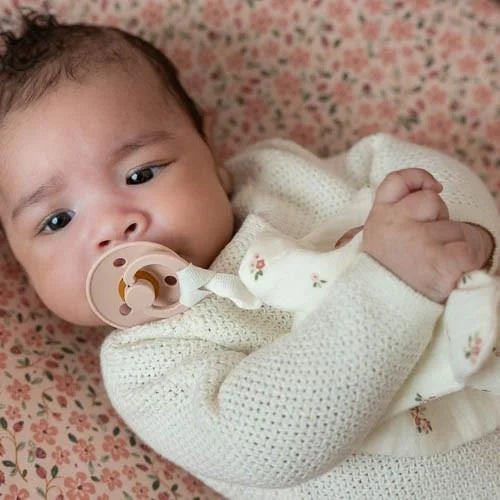 Paninho doudou prende-chupeta fairy blossom