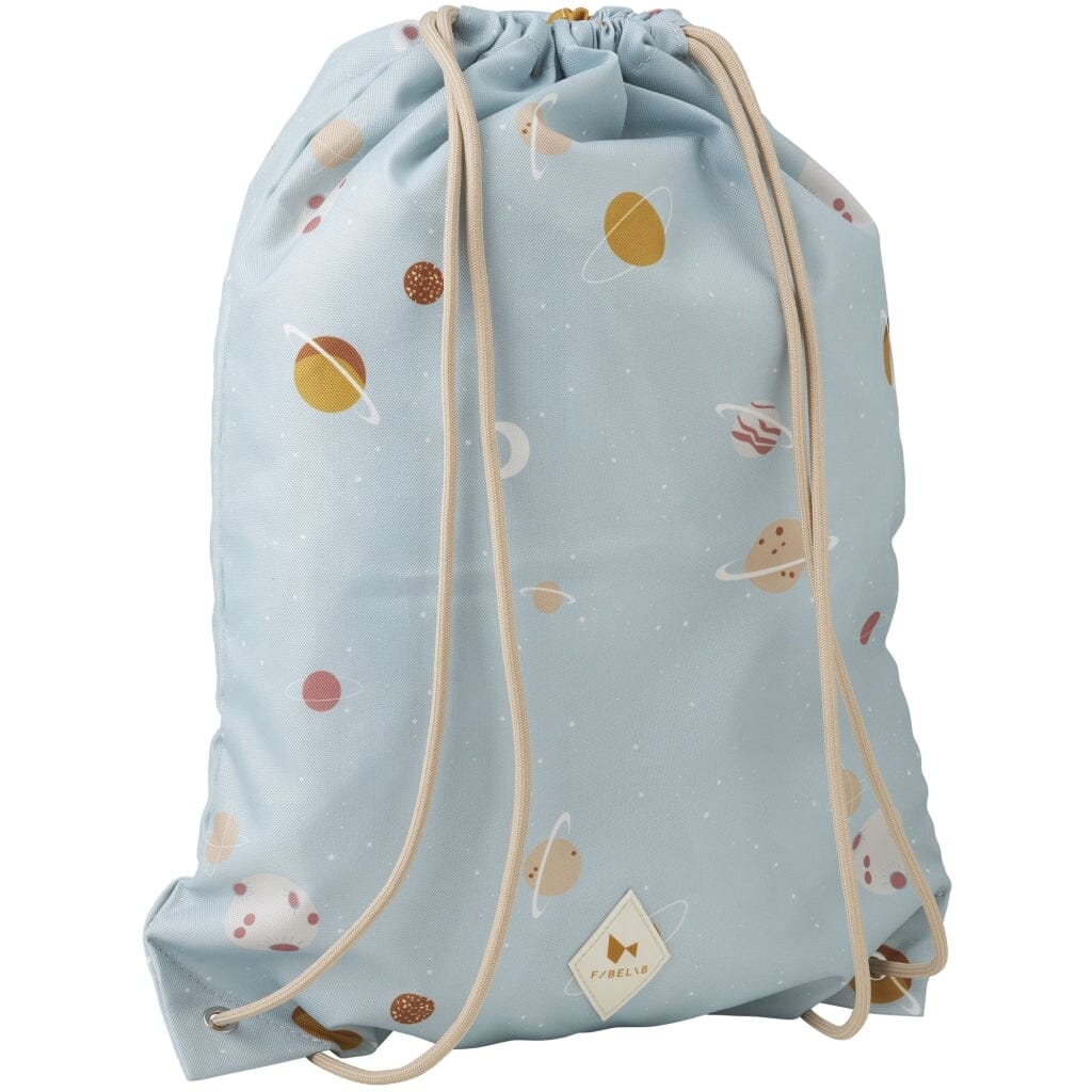 Mochila-saco impermeável planetary cottage blue Backpack Fabelab 