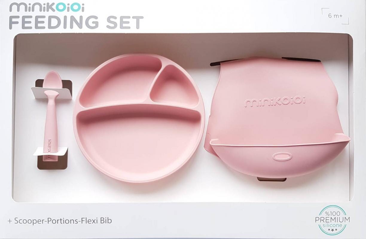 Conjunto de refeição rosa Dinnerware minikoioi 