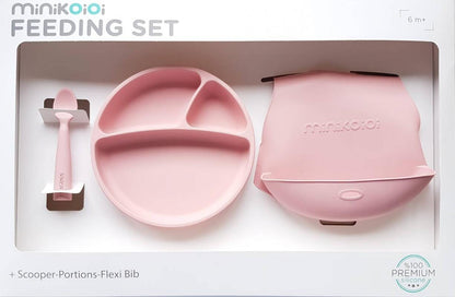 Conjunto de refeição rosa Dinnerware minikoioi 