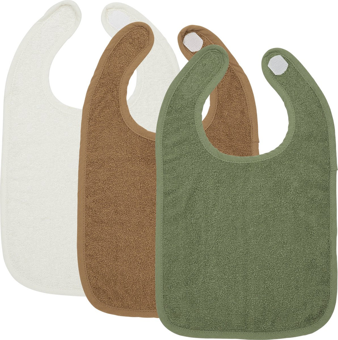 3 babetes branco | verde | café