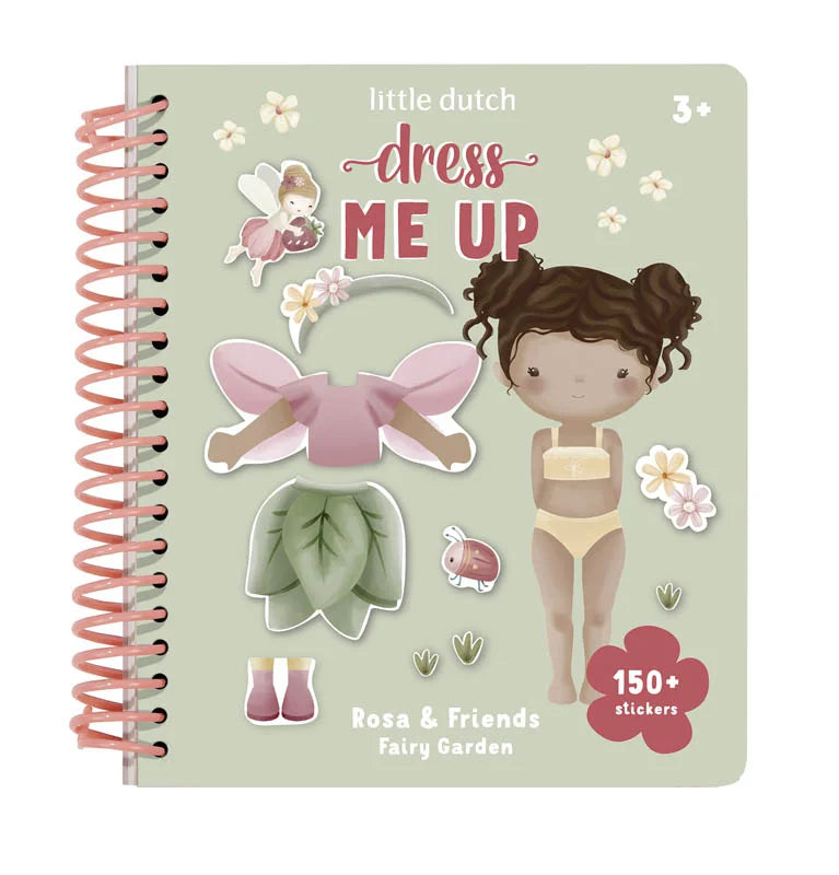 Livro Dress Up – Rosa &amp; Friends – Fairy Garden