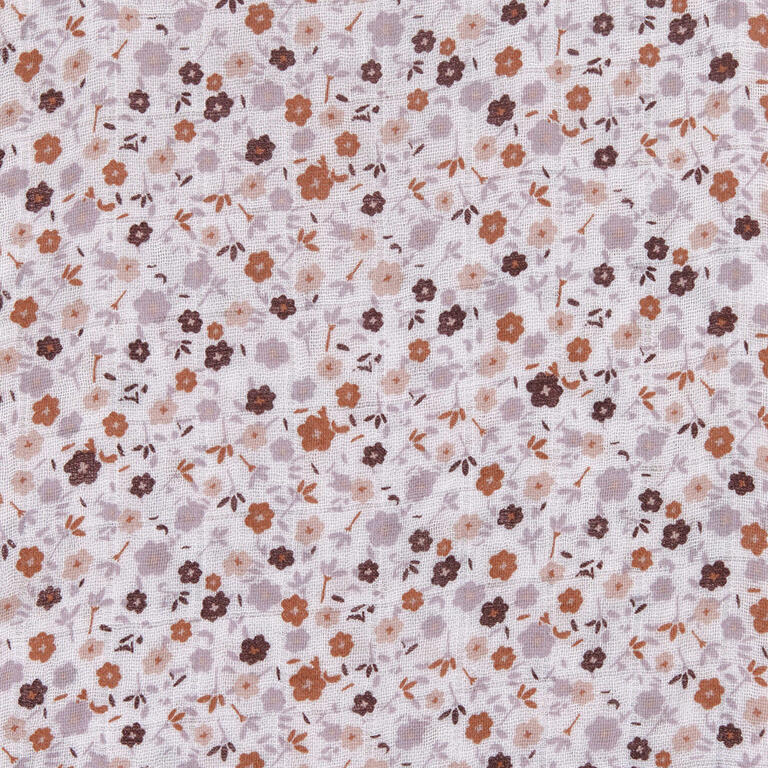 3 musselinas tiny flowers 80 x 80 cm
