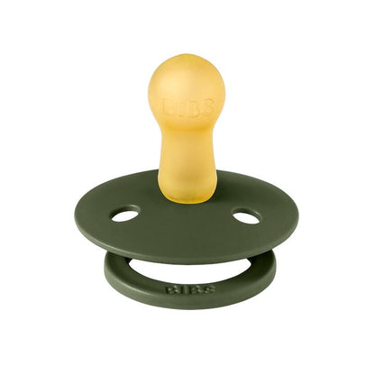 2 chupetas redondas BIBS Colour sage | hunter green
