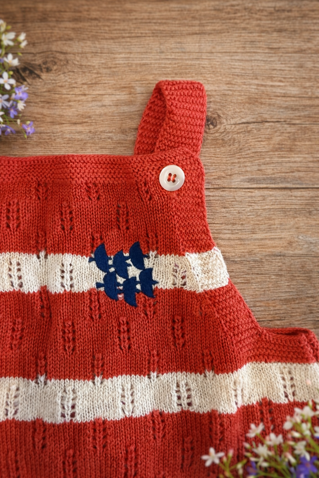 Playsuit riscas malha 2-3 anos (último tamanho disponível)