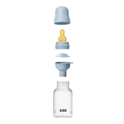 Biberão plástico 150 ml tetina silicone baby blue