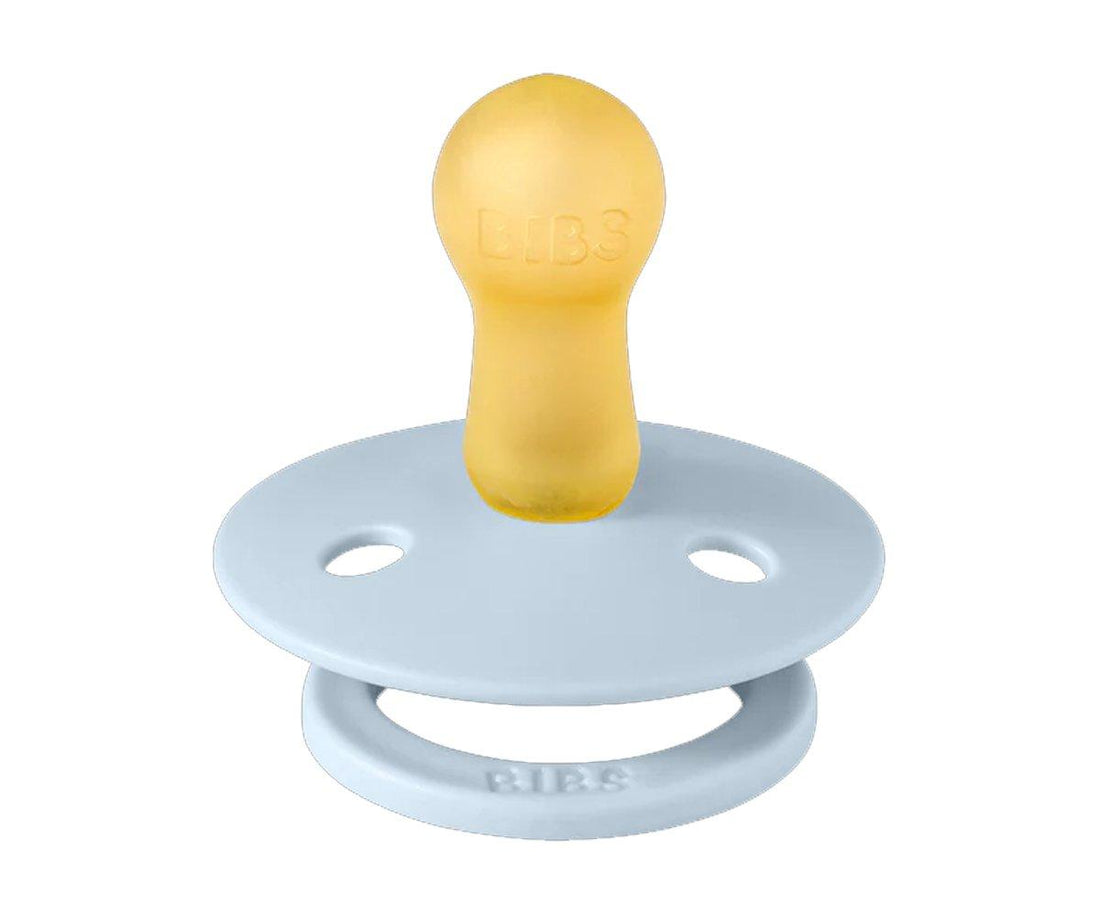 2 chupetas redondas BIBS Colour pistachio | baby blue