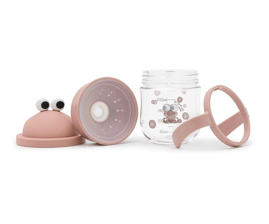 Copo de treino 360º frog rosa Dinnerware Noui Noui