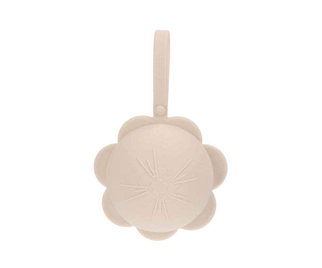 Caixa p/ guardar chupetas flower silicone ivory