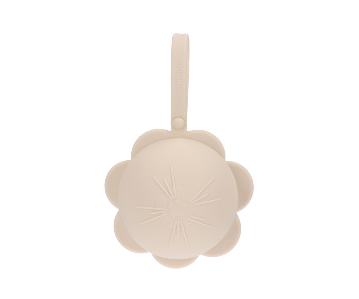 Caixa p/ guardar chupetas flower silicone ivory