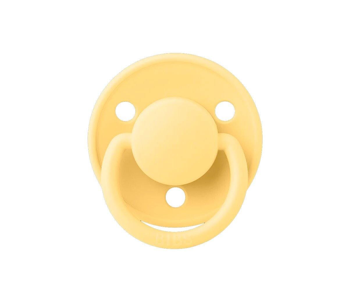 1 chupeta BIBS De Lux silicone tamanho único pale butter