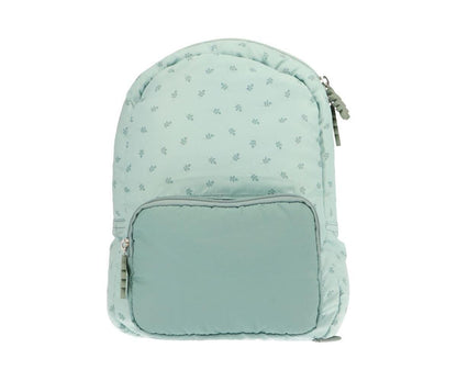 Mochila infantil acolchoada leaves sage Backpack tutete 