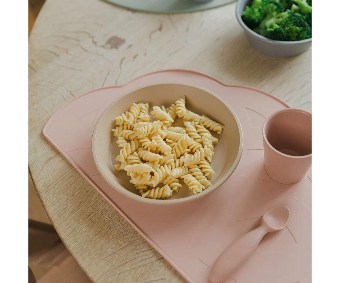 Individual de silicone BIBS Classic blush dinnerware BIBS