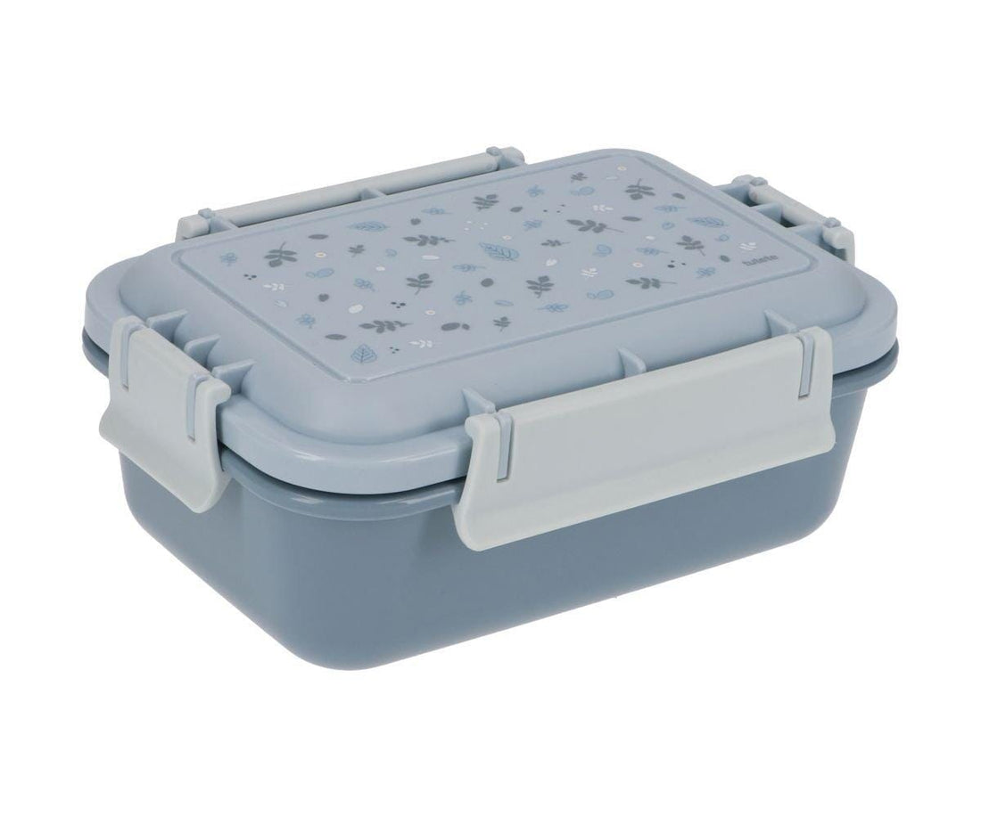 Lancheira bento leaves blue dinnerware tutete
