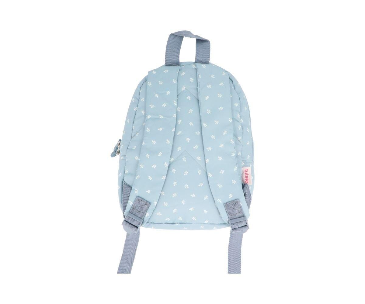 Mochila infantil acolchoada leaves blue Backpack tutete 