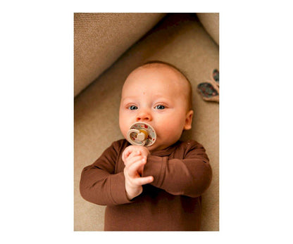 2 chupetas BIBS x Liberty Colour Chamomile | woodchuck mix