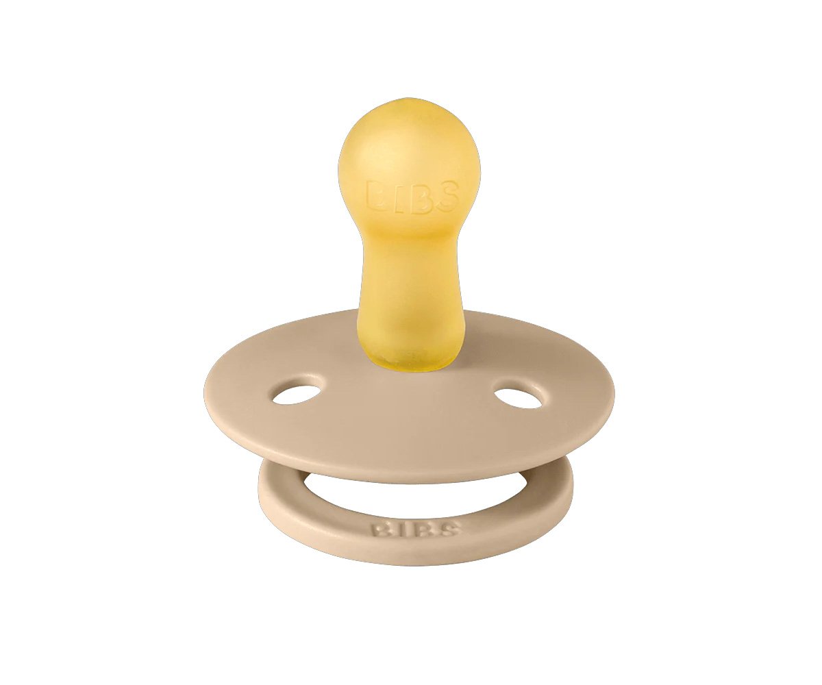 2 chupetas redondas BIBS Colour scuba | taupe