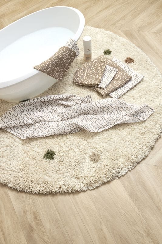 3 musselinas zebra | cheetah taupe 30x30 cm Muslin Meyco