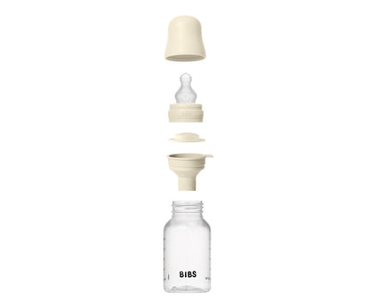 Biberão plástico 150 ml tetina silicone ivory