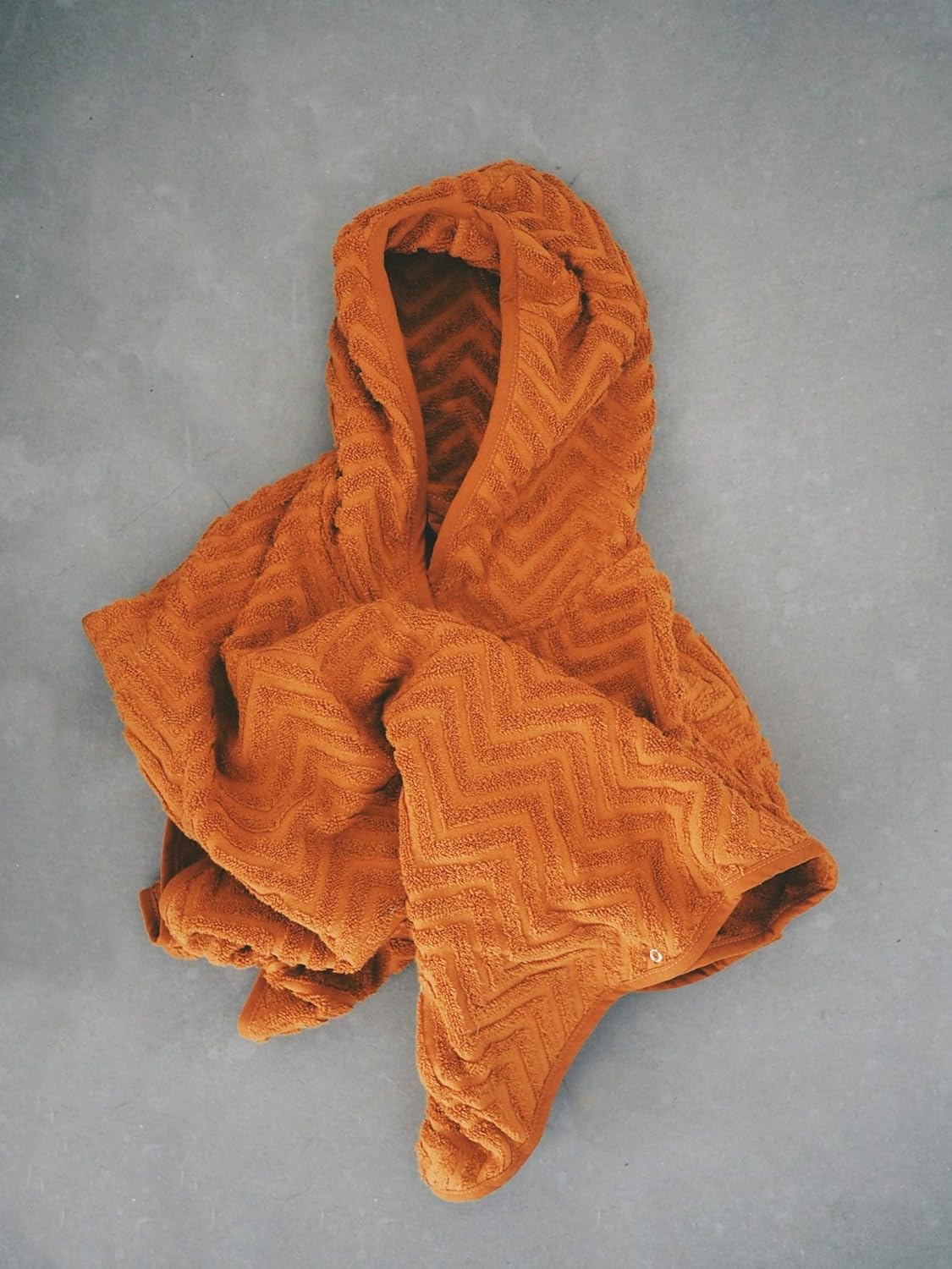 Poncho de banho zig zag rust