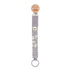 Prende-chucha Capel fossil grey BIBS X Liberty pacifier clip Bibs 