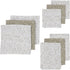 Conjunto 9 musselinas | luvas de banho cheetah taupe Muslin Meyco 