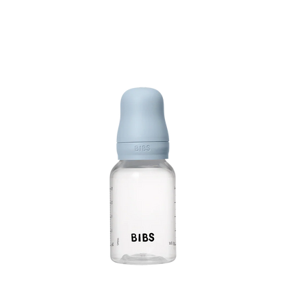 Biberão plástico 150 ml tetina silicone baby blue