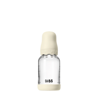 Biberão de vidro 120 ml + conjunto ivory Boheme BIBS