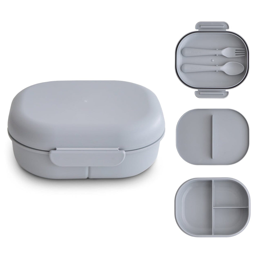 Lancheira com talheres cloud meal mushie