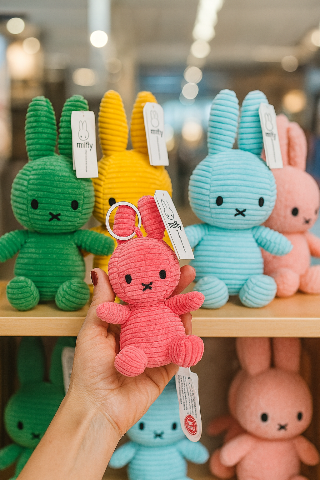 Porta-chaves Miffy Corduroy BUbblegum 10 cm