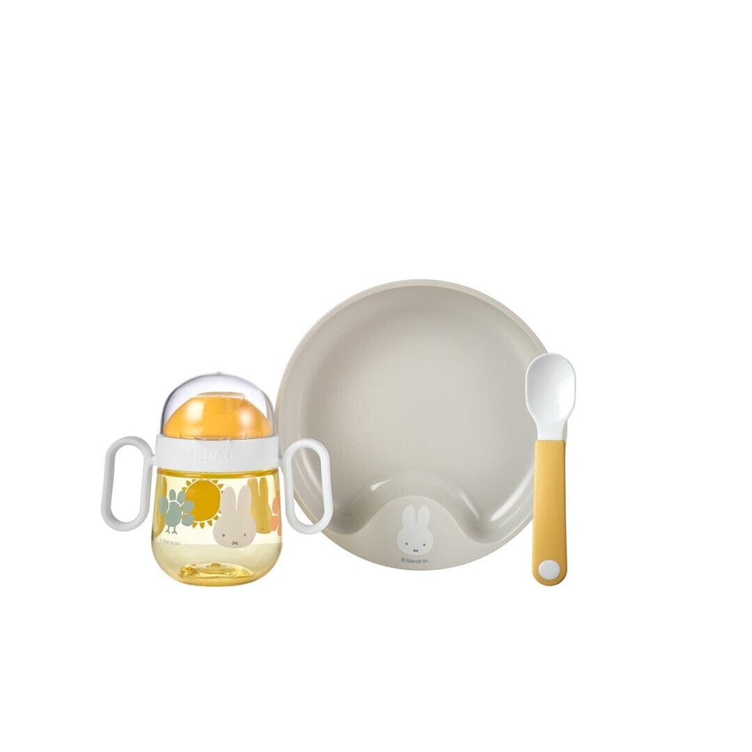 Conjunto de refeição bebé 3 peças Miffy Dinnerware MEPAL 