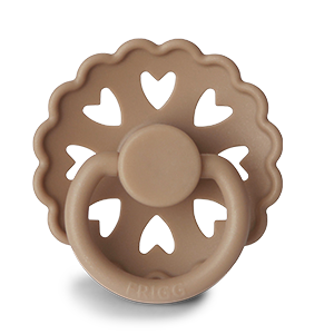 6 chupetas redondas silicone mixed cinnamon charm